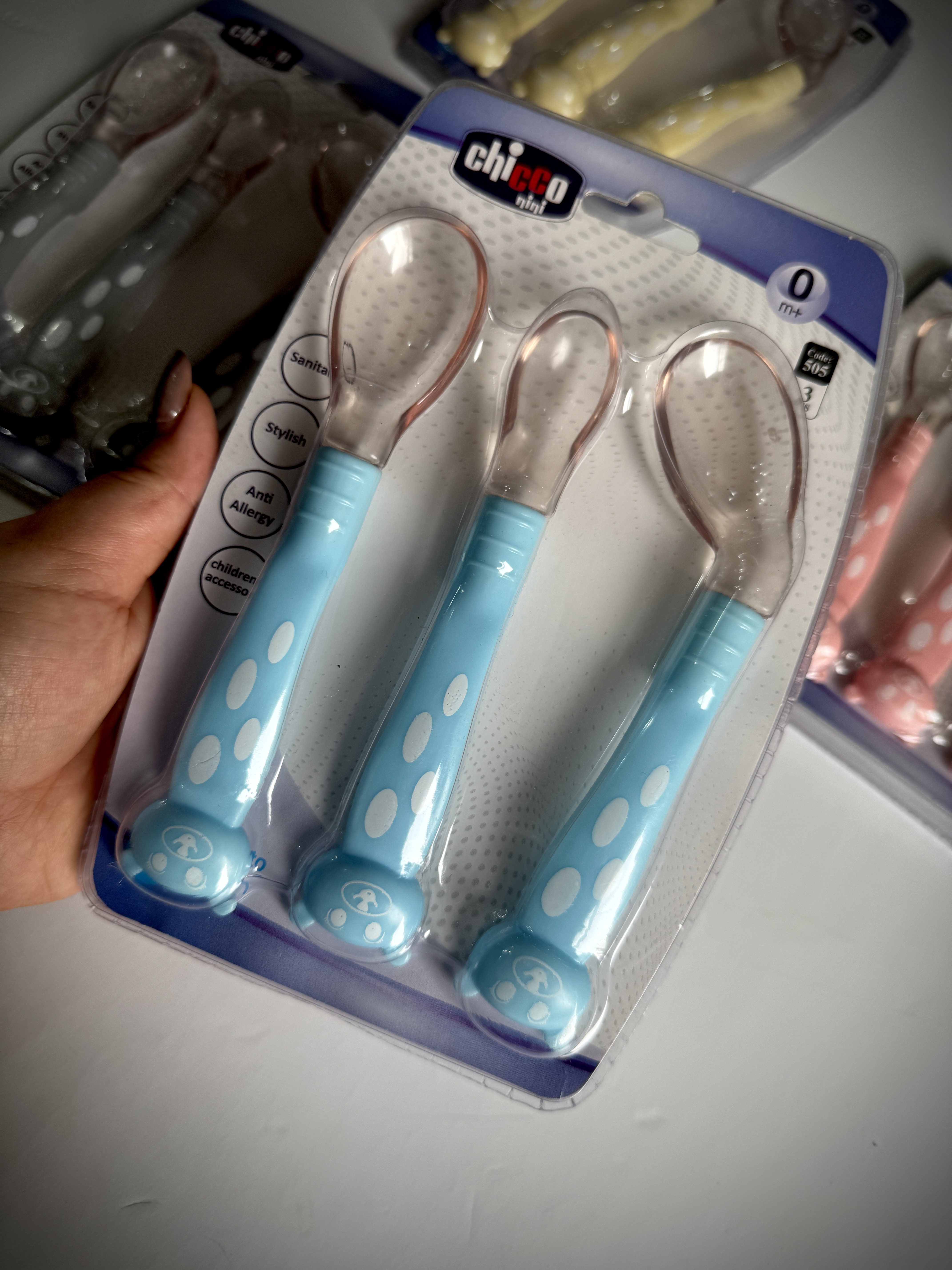 پک 3 عددی قاشق سرسیلیکونی خرسی