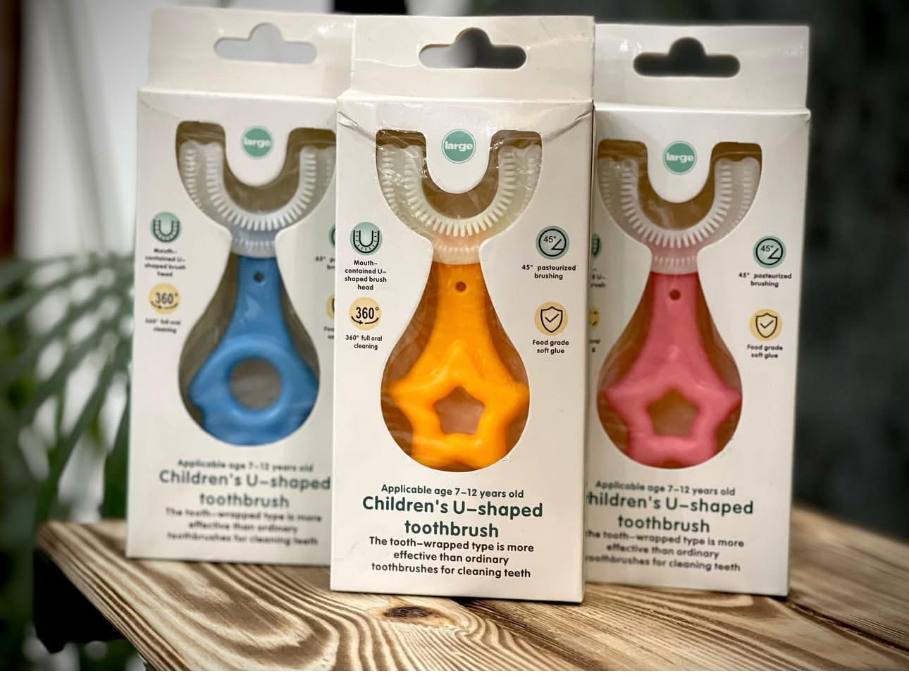 مسواک چرخشی کودک مدل ستاره در رنگ بندی